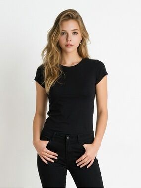 Twik Black Short Sleeve Tee | Organic Cotton